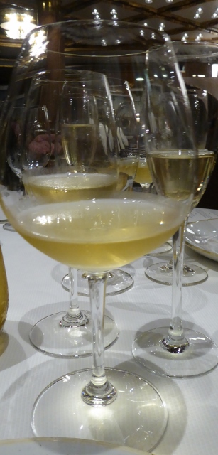 And that 4th course wine was Flanagan Beauty of Three Chardonnay, California.