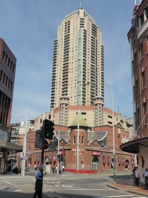 We walked thru Chinatown and passed Paddy's Market, also.