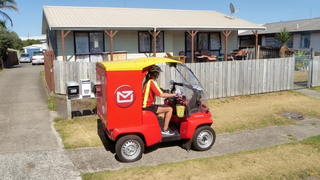 Look at this! Mail Delivery--New Zealand style!
