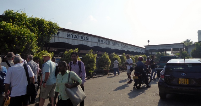 And we arrive at Colombo Fort Railway Station.