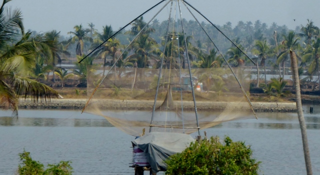 These fishing nets are an iconic symbol of Cochin.