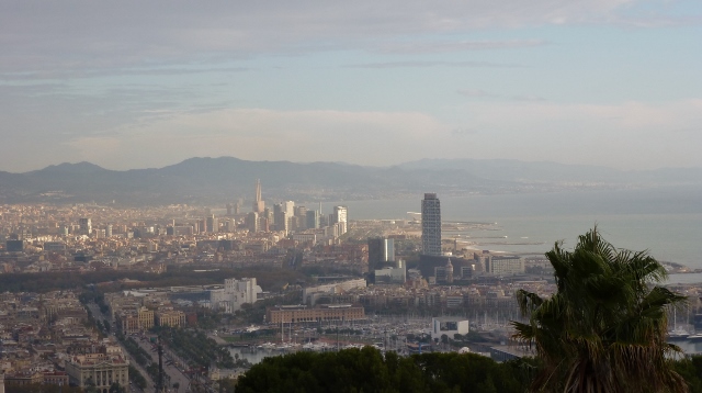And a view of city from Montjuic (also taken in 2011.)