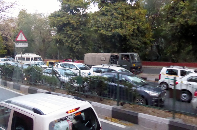 So, off we go right into the heart of rush hour traffic on a Friday evening.