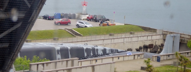 The very first French nuclear submarine is on display here.