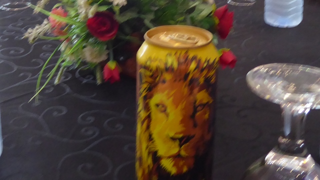 Afterwards, lunch at the restaurant includes Lion Beer.