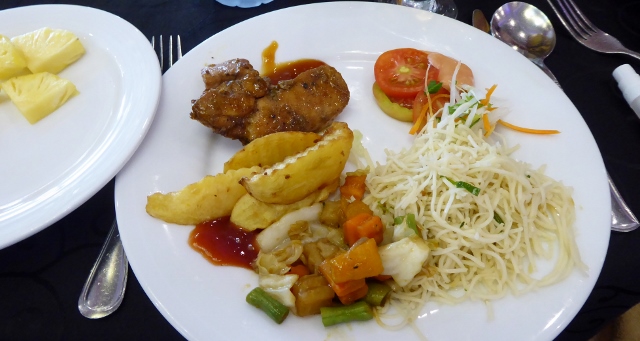 Also, a nice buffet assortment of local delicacies.