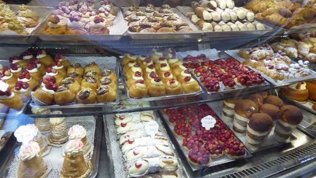 So many pastries to choose from!