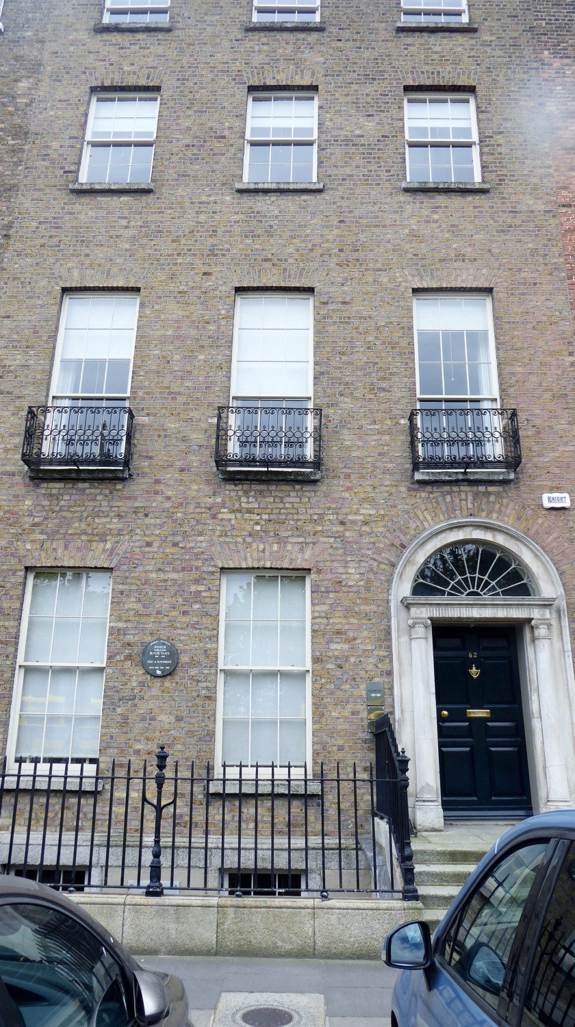 Number  82 was the home of poet &amp; playwrite William Butler Yeats.