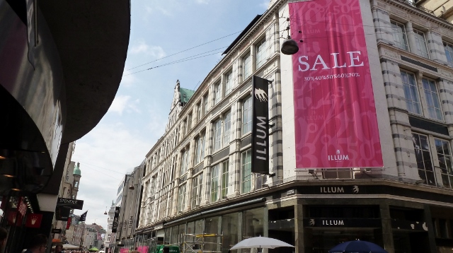 The Illum Department store in Copenhagen is a wonderful place to shop.