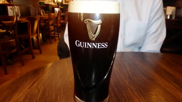 Guinness is the local brew of Ireland and is produced in Dublin.
