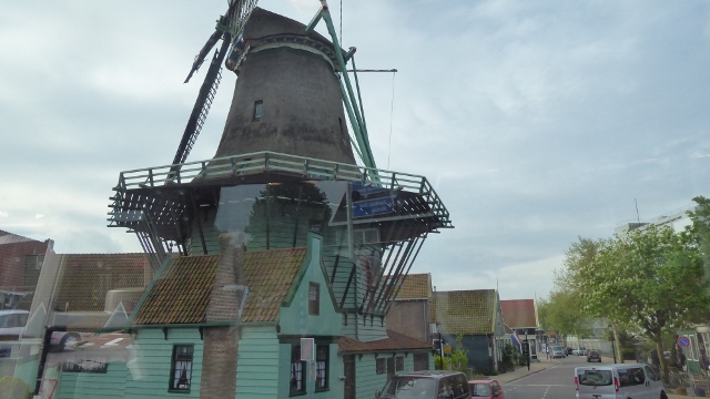 The park-village of Zaanse Schans is located on the bank of the River Zaan.