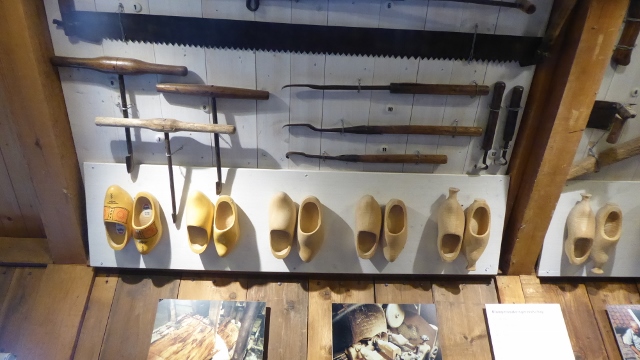 Here we visited a wooden shoe factory and museum.