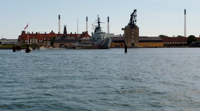 A Naval base along the canal.