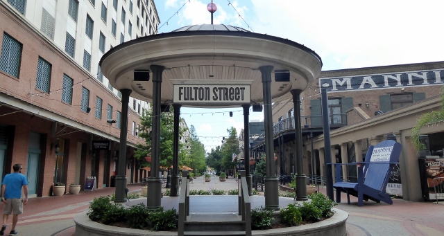 We stroll Fulton Street....