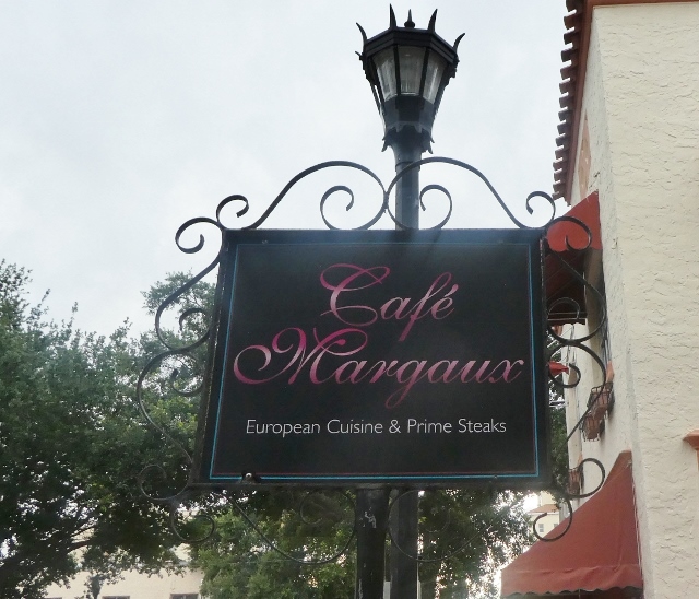 Heading back to the Belair Courtyard, we stopped for dinner at Cafe Margaux.