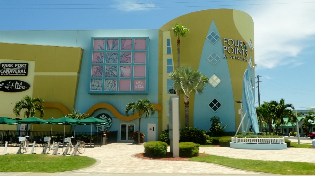 Hotels line the streets.