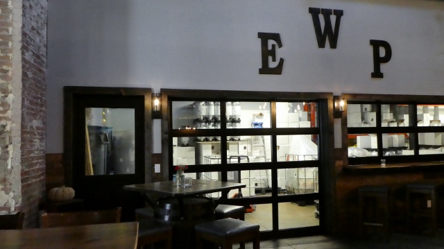 You can watch the wine process as you dine.