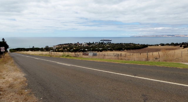 A view of the anchorage at Penneshaw, Kangaroo Island.