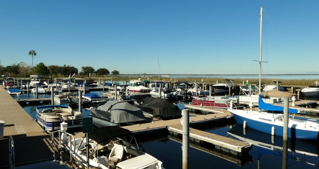 Lakefront Park Marina as seen from Crabby Bill's