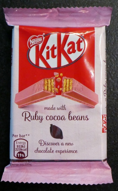 KitKat was the first candy bar to use Ruby Chocolate.