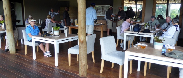 Dining while on a safari can be luxurious.....