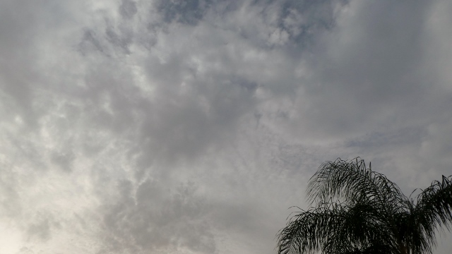 There was still blue sky peeking through the dust cloud.