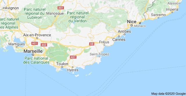 The French Riviera extends from Marseille to Monaco.