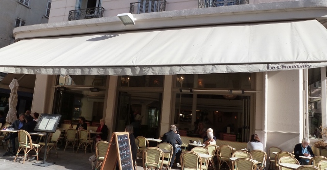 Fine dining at Le Chantilly Cafe in Toulon