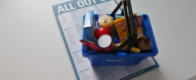 The handbaskets are useful for quick trips or small needs.