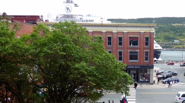 Staircase from Duckworth Street to Water Street in St. John's, Newfoundland.