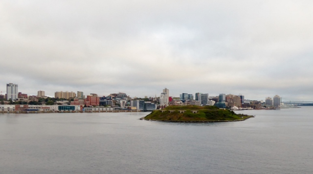 Sailing into Halifax, Nova Scotia